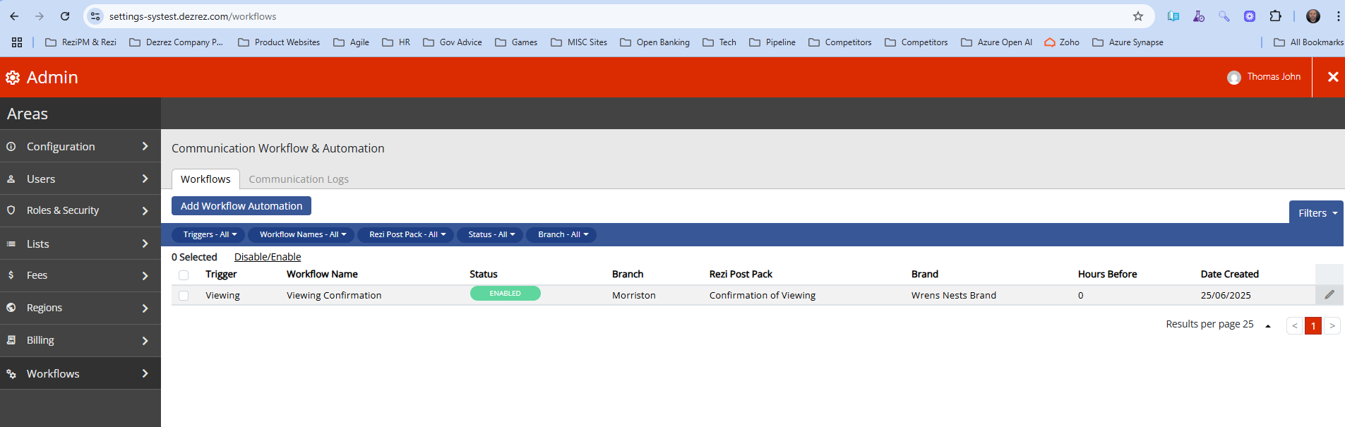 Workflow Automations