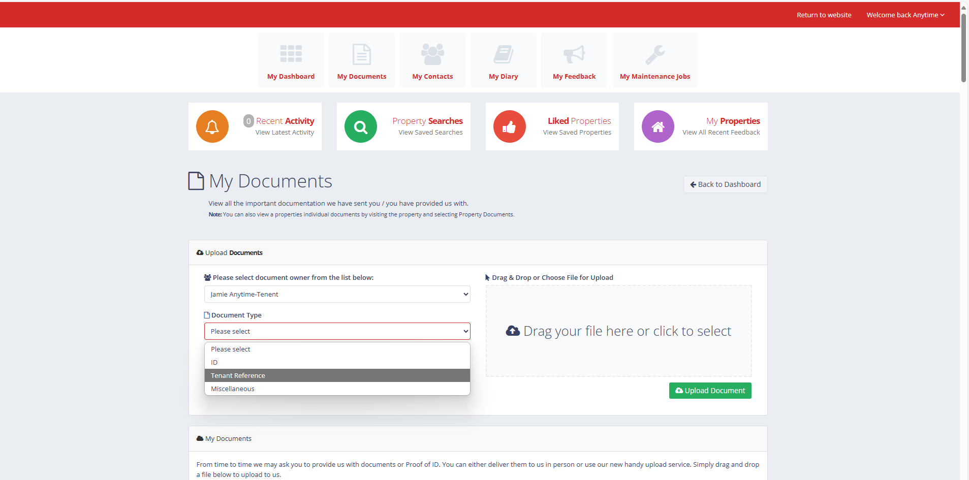 customer portal